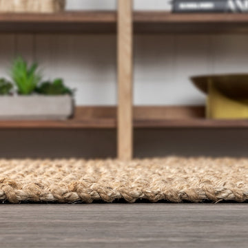 Pata Hand Woven Chunky Jute Area Rug